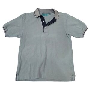 Outer Banks Men's Short Sleeve Polo Shirt Olive GrSize‎ Small CottonGreen